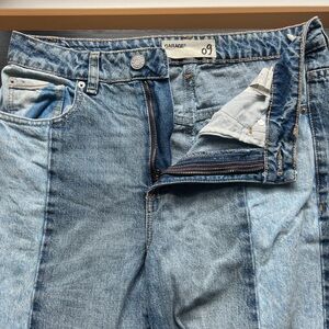 Two toned blue jeans